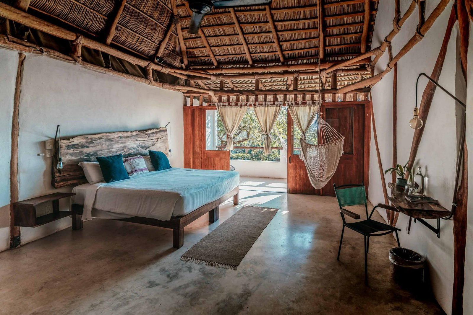 Otra vista de las habitaciones de Mamica Bucerías